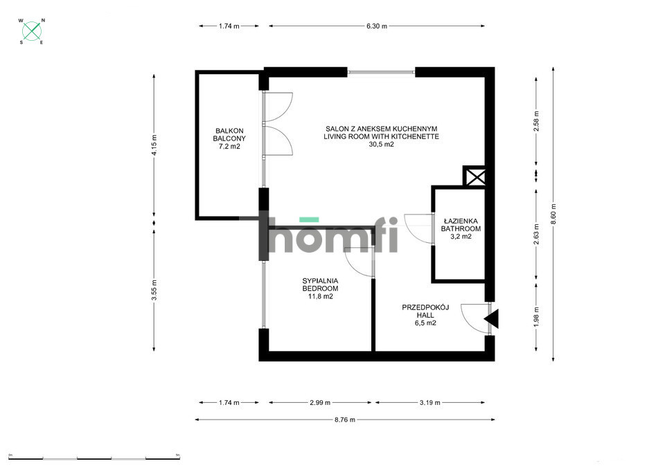 Mieszkanie 51 m², Poznań, Nowe Miasto, Lwowska - zdjęcie 16