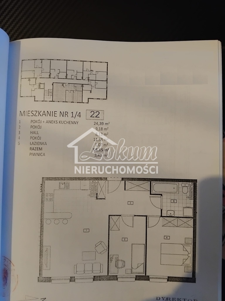 Mieszkanie 58,15&nbsp;m², Szczecin, Bukowo, Księżnej Dąbrówki - zdjęcie 13