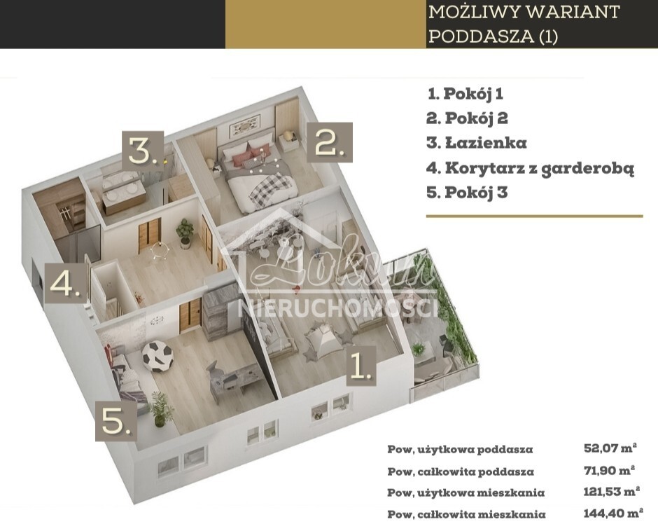 Mieszkanie 121,53&nbsp;m², Stargard, Kwiatowa - zdjęcie 7