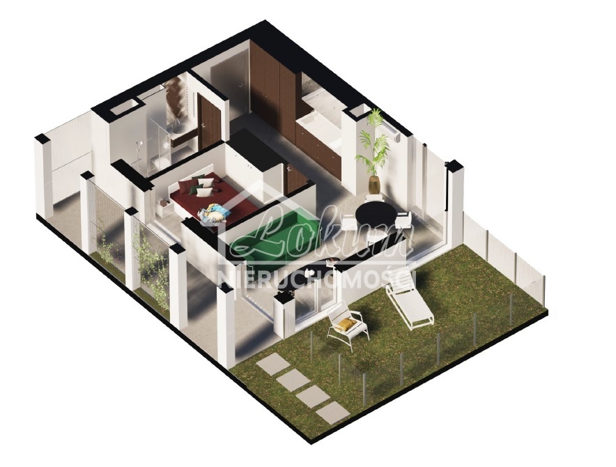 Mieszkanie 42,08&nbsp;m², Niechorze, Żeglarska - zdjęcie 3