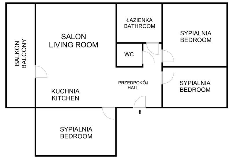 Mieszkanie 69 m², Bochnia, Legionów Polskich - zdjęcie 16