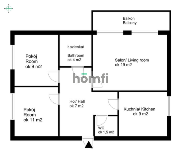 Mieszkanie 63 m², Warszawa, Ursynów, Wawrzyńca Surowieckiego - zdjęcie 15