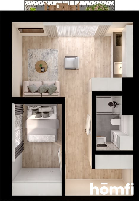Mieszkanie 38,97 m², Gdynia, Śródmieście, św. Piotra - zdjęcie 4