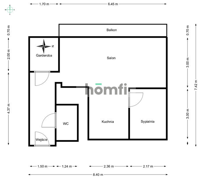 Mieszkanie 48 m², Katowice, Śródmieście, al. Wojciecha Korfantego - zdjęcie 15
