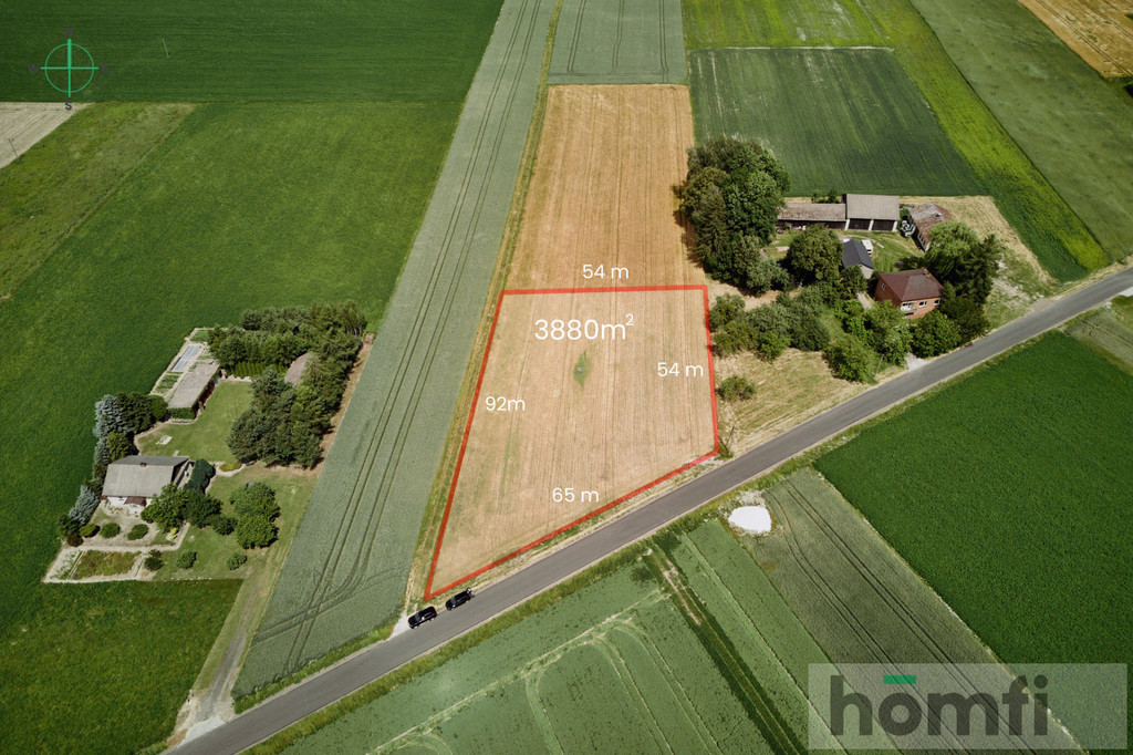 Działka rolna 3880 m², Krasnystaw - zdjęcie 1