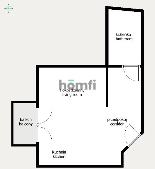 Mieszkanie 25 m², Kraków, Podgórze, Jana Zamoyskiego - zdjęcie 10