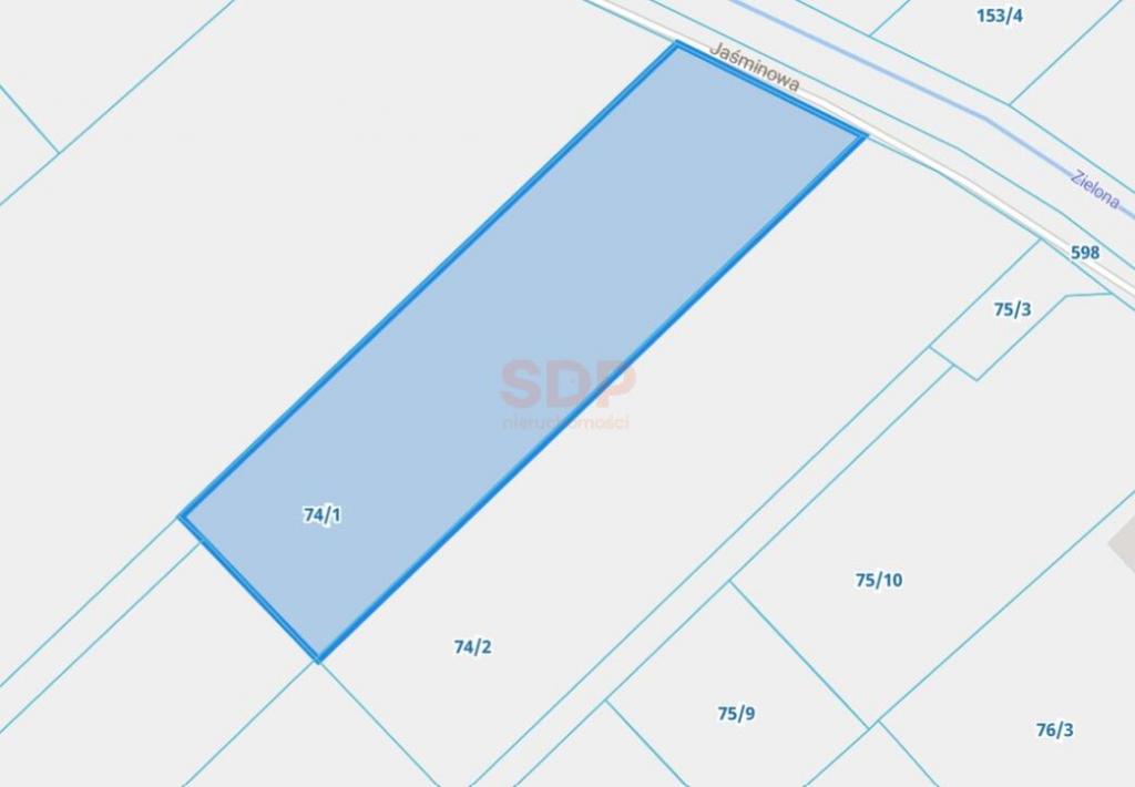Działka budowlana 3818&nbsp;m², Siechnice, Jaśminowa - zdjęcie 2