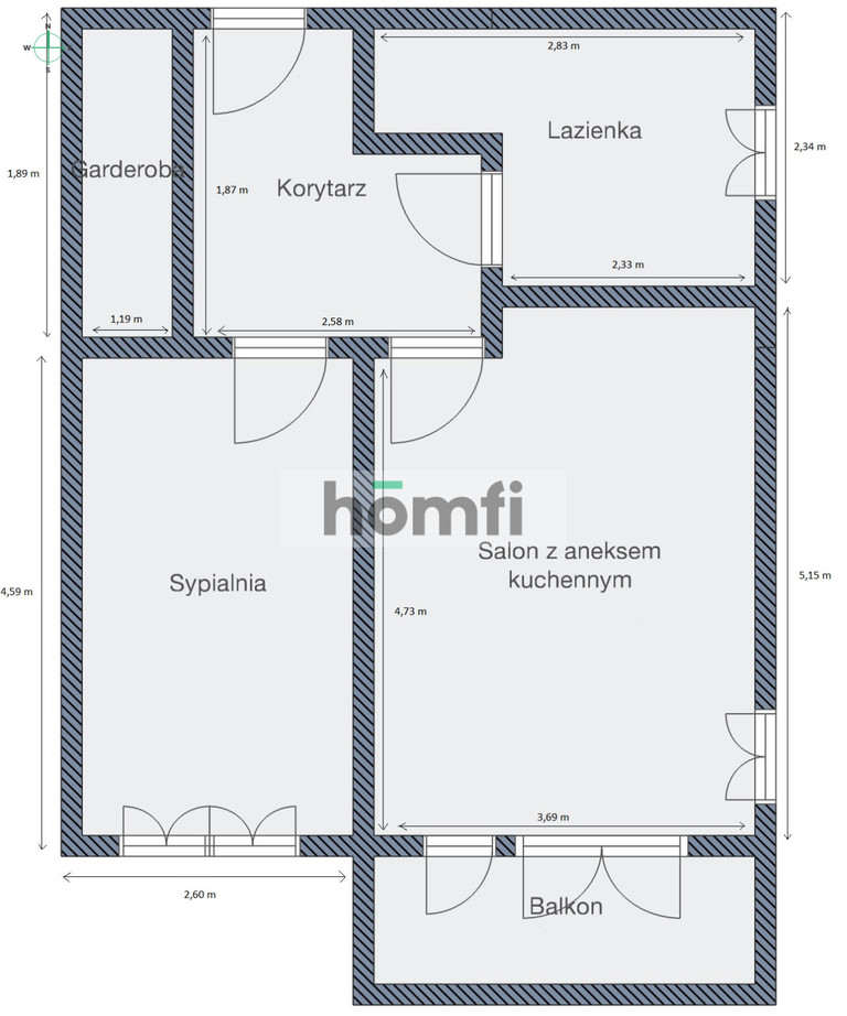 Mieszkanie 44&nbsp;m², Olsztynek, Mazurska - zdjęcie 16