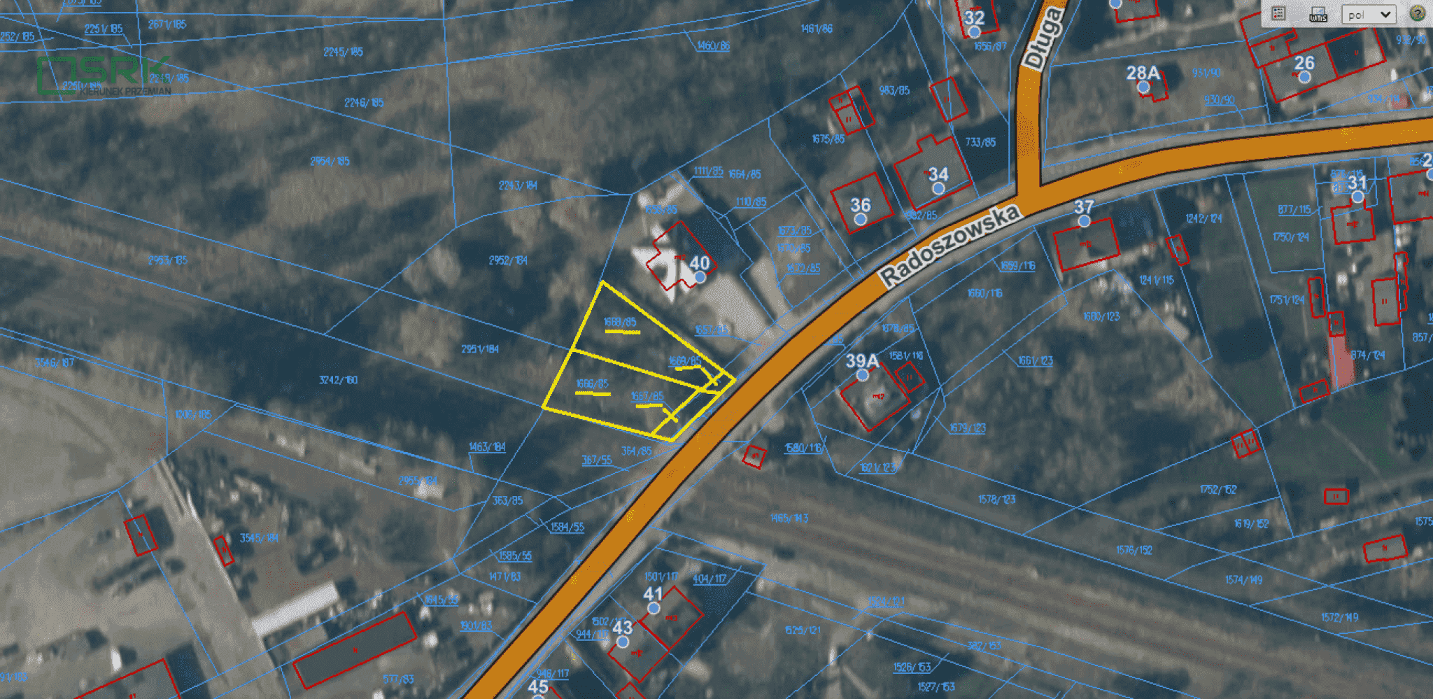 Działka inwestycyjna 940&nbsp;m², Ruda Śląska, Radoszowska - zdjęcie 1