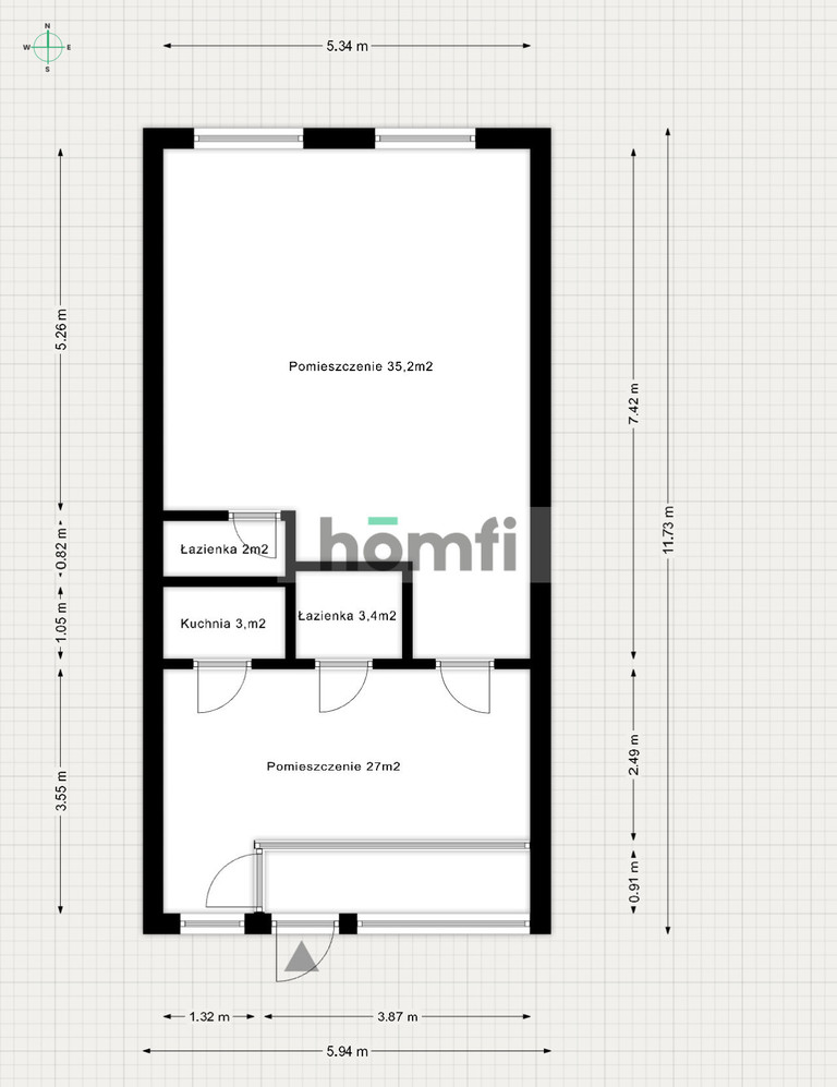 Lokal usługowy na sprzedaż, 71,13&nbsp;m², Warszawa, Ursynów, Stryjeńskich - zdjęcie 16