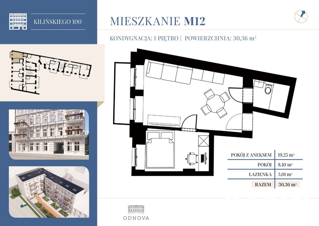 Mieszkanie 32,47 m², Łódź - zdjęcie 2