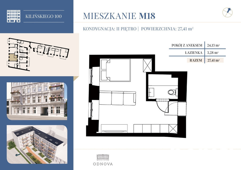 Mieszkanie 27,41 m², Łódź, Śródmieście, Jana Kilińskiego - zdjęcie 5