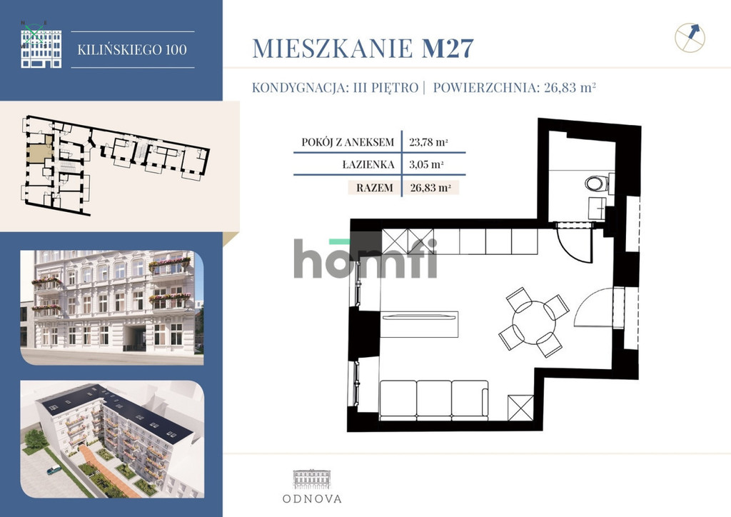 Mieszkanie 27,04 m², Łódź - zdjęcie 14