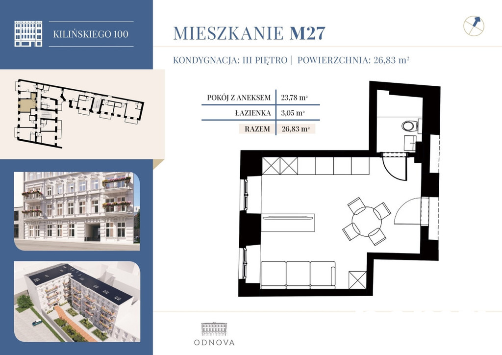 Mieszkanie 27,04 m², Łódź - zdjęcie 5