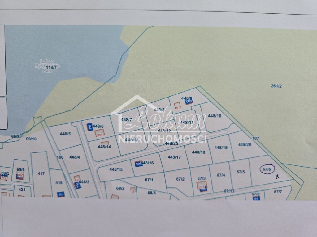 Działka rolna 967 m², Myślibórz Wielki - zdjęcie 1