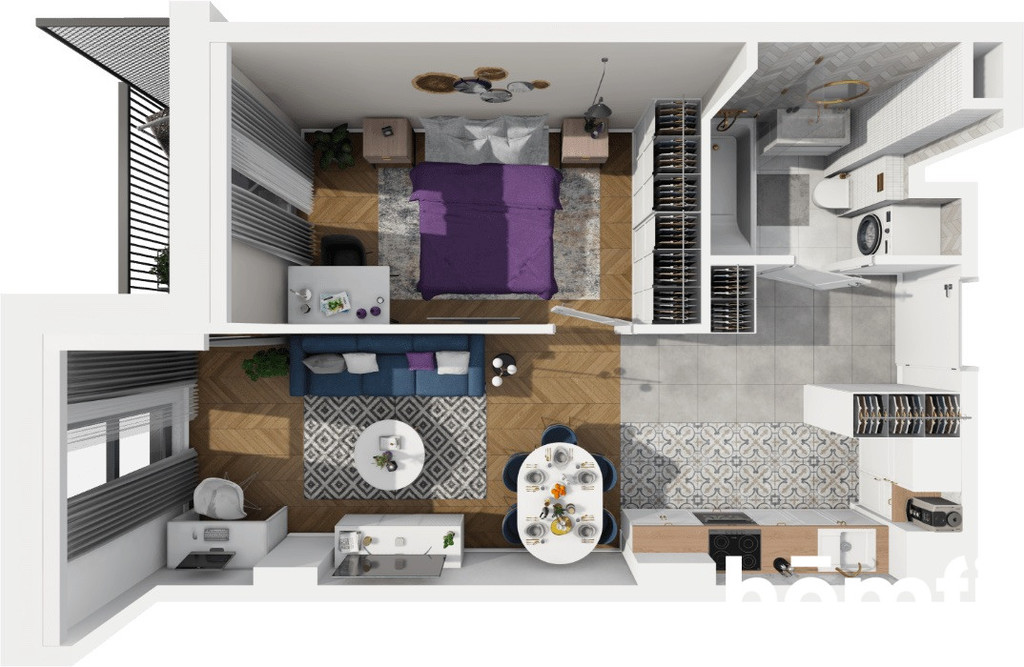 Mieszkanie 42,77 m², Gdańsk, Siedlce, Kartuska - zdjęcie 2