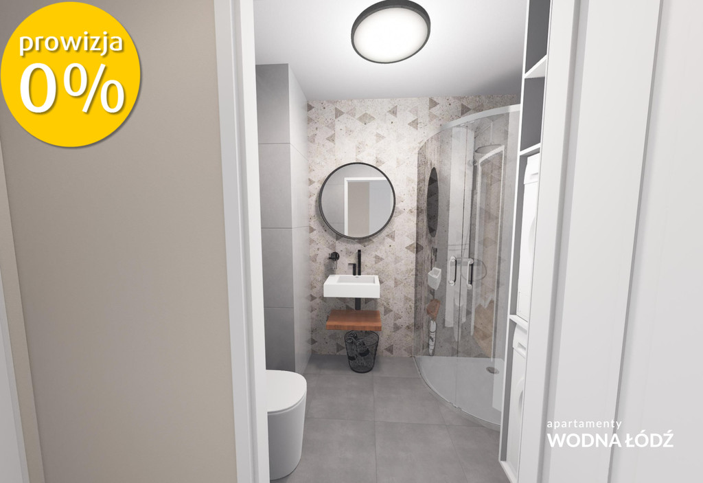Mieszkanie 28,08 m², Łódź, Widzew, Wodna - zdjęcie 1
