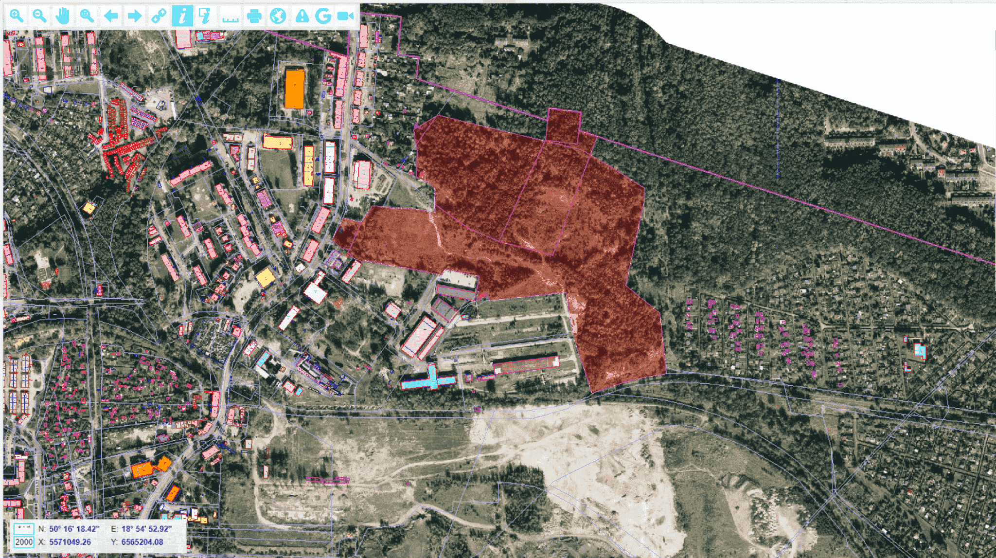 Działka inwestycyjna 14,84&nbsp;ha, Ruda Śląska, Tunkla - zdjęcie 1