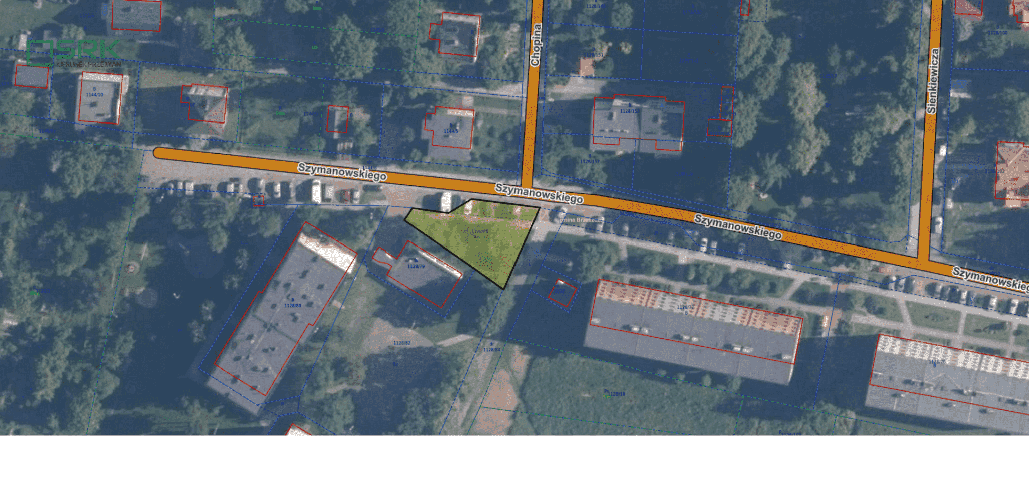 Działka inwestycyjna 436 m², Brzeszcze, Szymanowskiego - zdjęcie 1