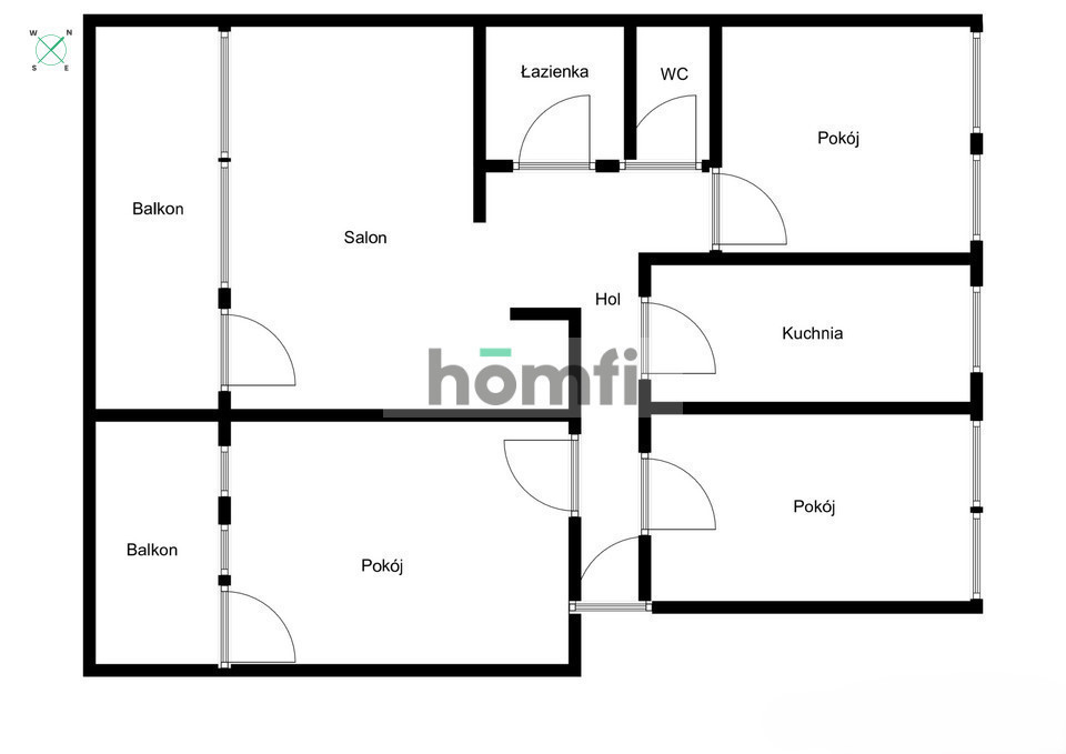 Mieszkanie 72,5 m², Kraków, Wola Duchacka, Czarnogórska - zdjęcie 10