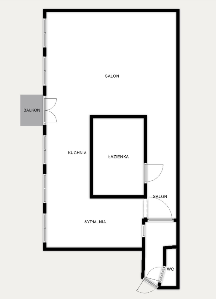 Mieszkanie 77,7 m², Łódź, Polesie, dr. Adama Próchnika - zdjęcie 18