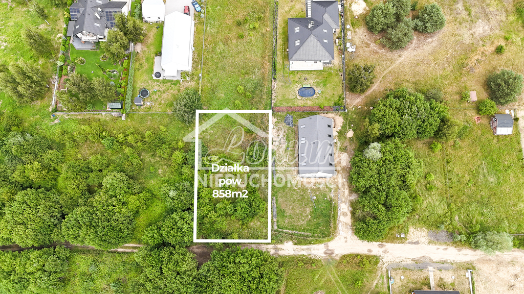 Działka budowlana 858&nbsp;m², Dołuje - zdjęcie 2