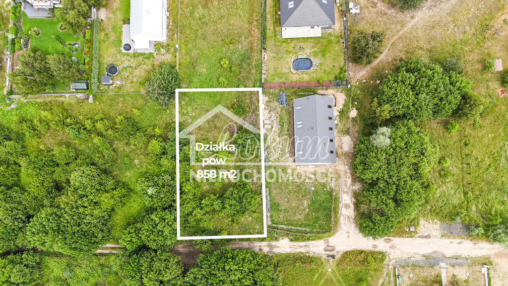 Działka budowlana 858&nbsp;m², Dołuje - zdjęcie 3