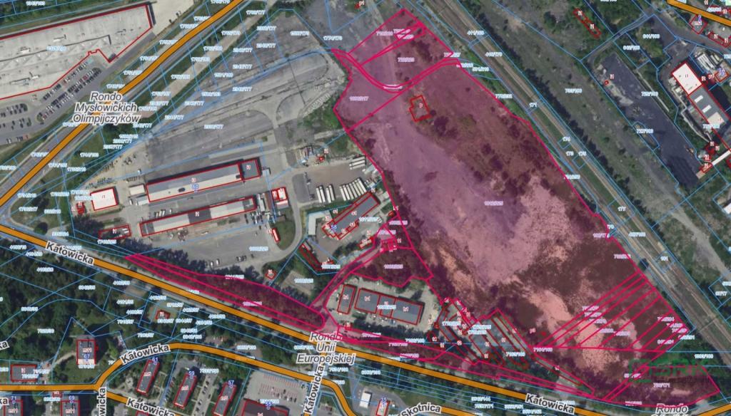 Działka inwestycyjna 8,42 ha, Mysłowice, Katowicka, B. Świerczyny, Obrzeżna Północna - zdjęcie 1