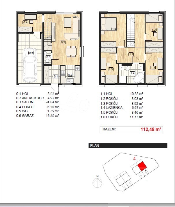 Dom 112,48&nbsp;m², Warzymice - zdjęcie 17
