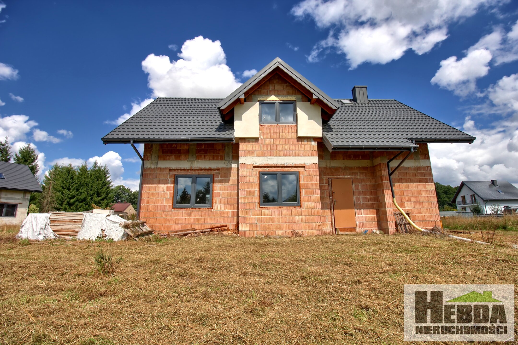 Na sprzedaż: Dom w stanie surowym zamkniętym z dużą działką - Wola Rzędzińska, - zdjęcie 2