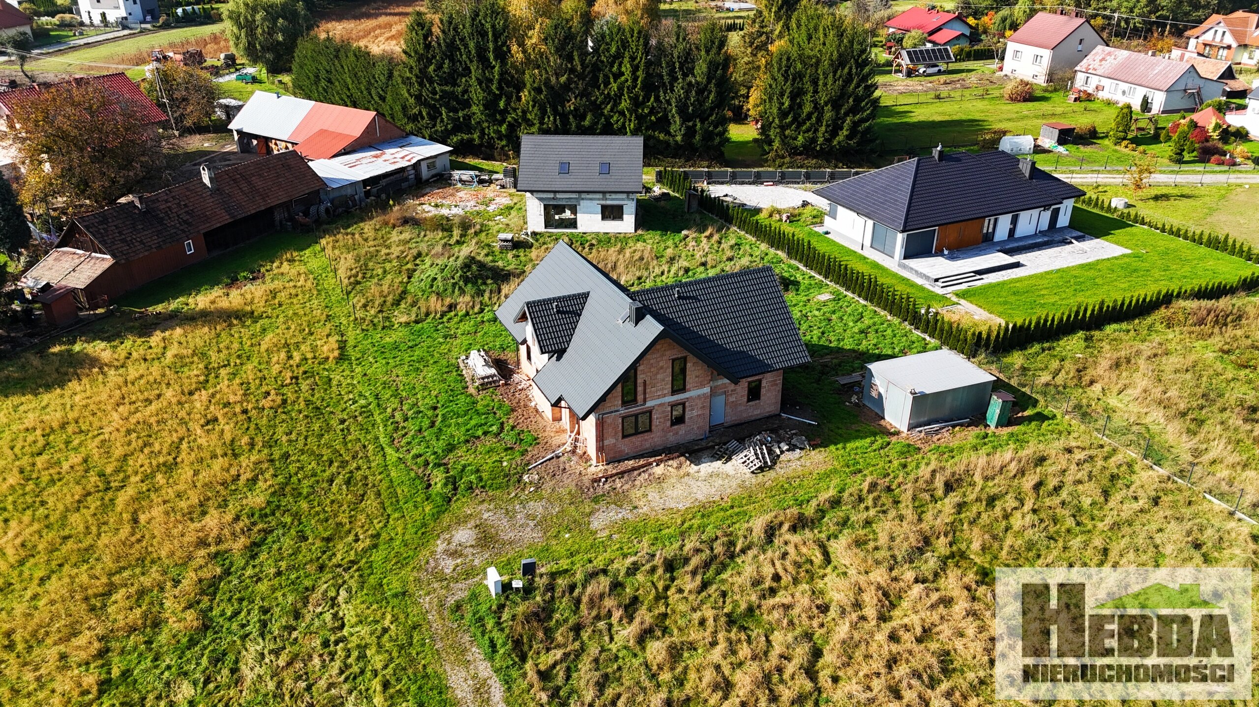 Na sprzedaż: Dom w stanie surowym zamkniętym z dużą działką - Wola Rzędzińska, - zdjęcie 5