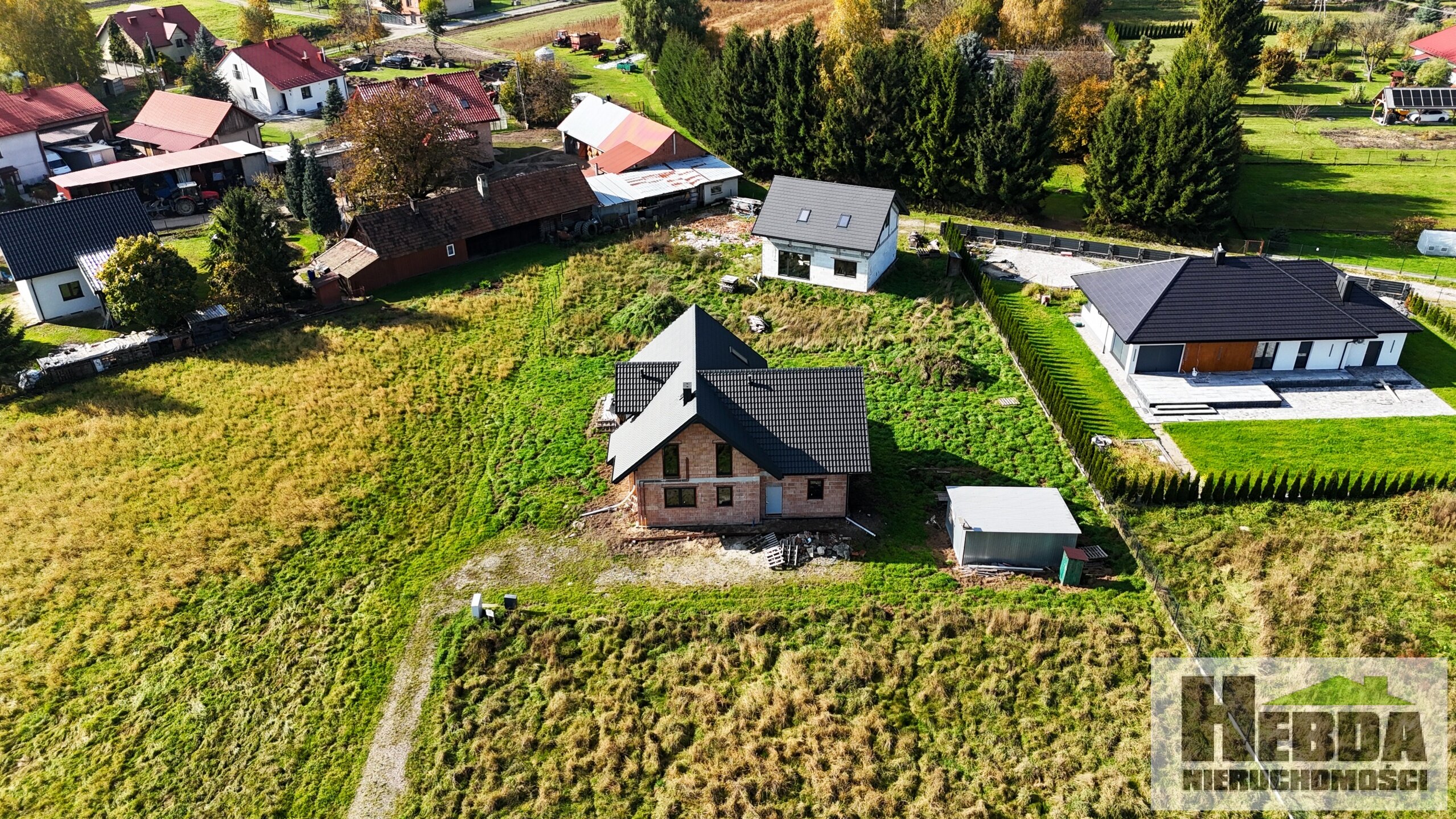 Na sprzedaż: Dom w stanie surowym zamkniętym z dużą działką - Wola Rzędzińska, - zdjęcie 9