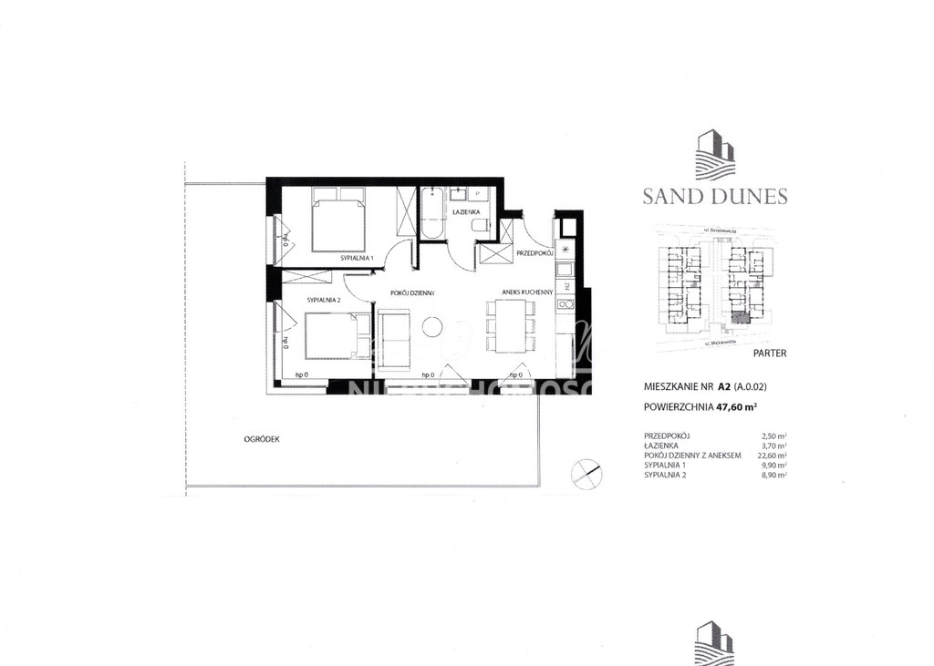 Mieszkanie 47,69&nbsp;m², Dziwnów - zdjęcie 2