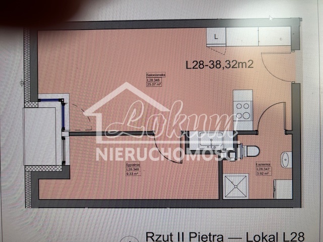 Mieszkanie 38,32&nbsp;m², Police - zdjęcie 1