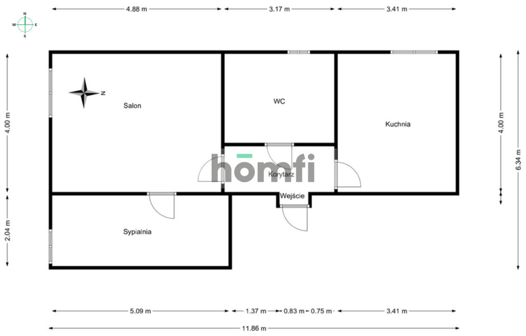 Mieszkanie 61&nbsp;m², Katowice, Piotrowice, Małachowskiego - zdjęcie 14