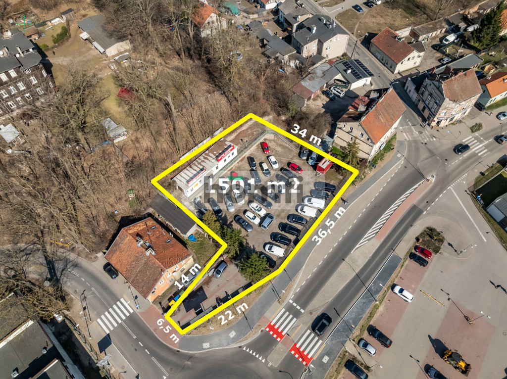 Działka budowlana 1501 m², Ostróda, Niepodległości - zdjęcie 3