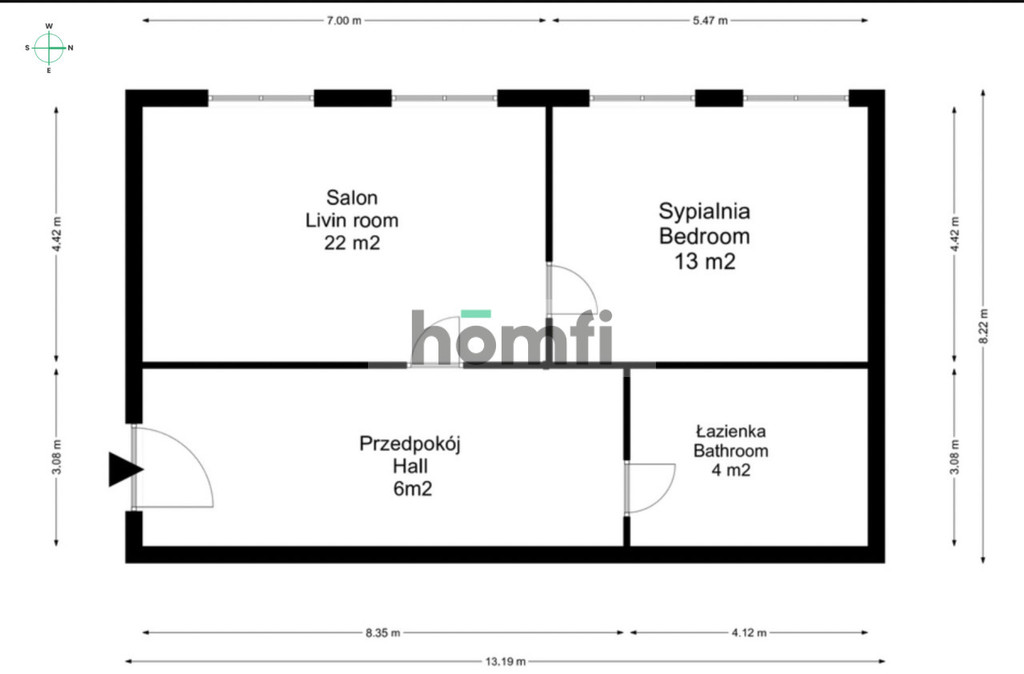 Mieszkanie 45,16&nbsp;m², Wrocław - zdjęcie 19