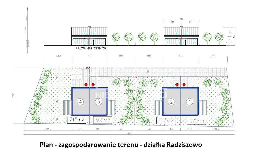 Działka budowlana 2616&nbsp;m², Radziszewo, Liliowa - zdjęcie 2