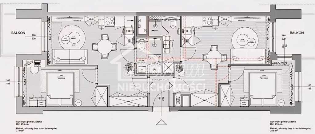 Mieszkanie 77,52&nbsp;m², Szczecin, Śródmieście, Leona Heyki - zdjęcie 11