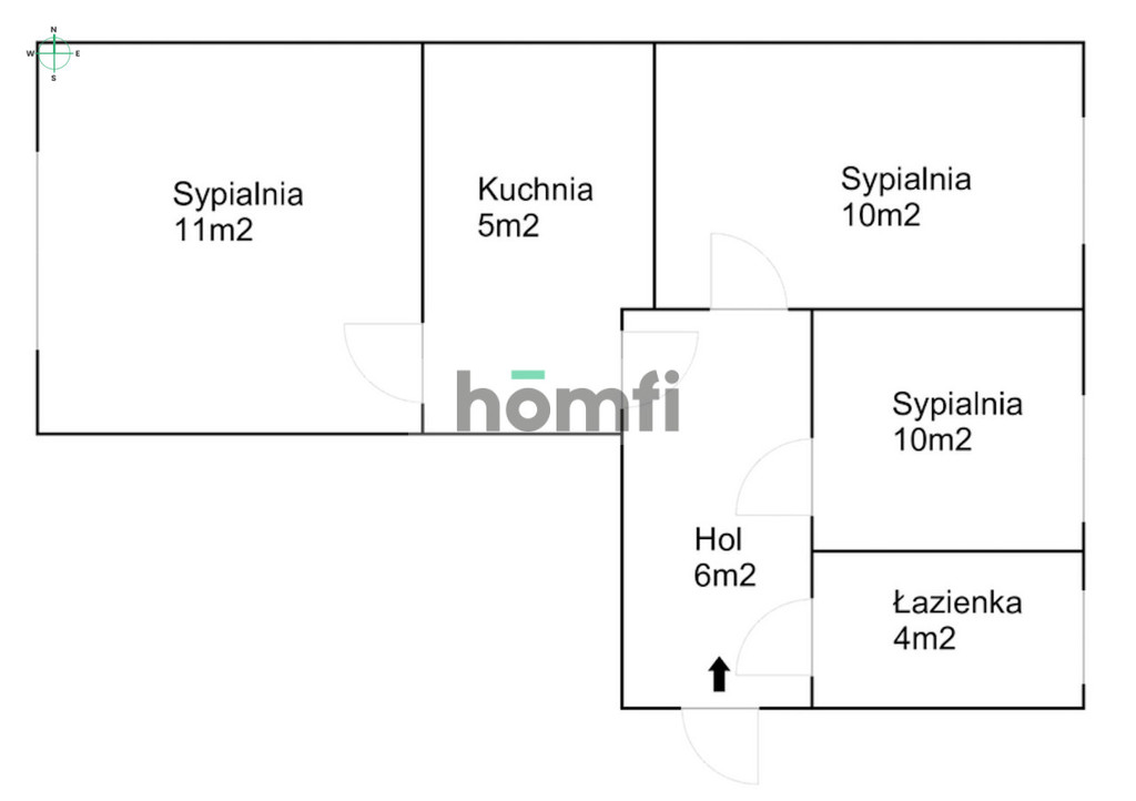 Mieszkanie 47,6 m², Sopot, Księżycowa - zdjęcie 14