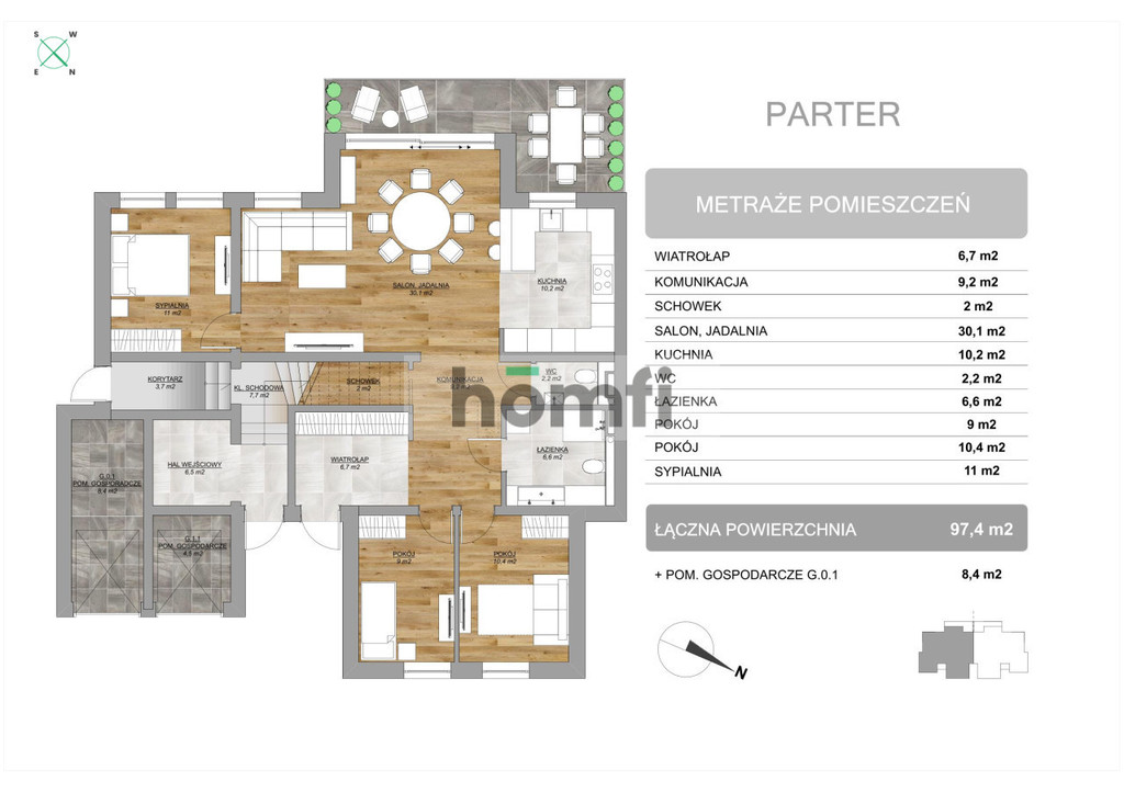 Mieszkanie 97,4&nbsp;m², Ustka, Kolorowa - zdjęcie 12