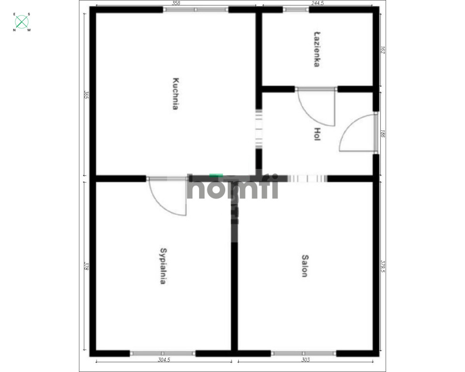 Mieszkanie 49&nbsp;m², Gdańsk, Śródmieście, Grobla III - zdjęcie 14