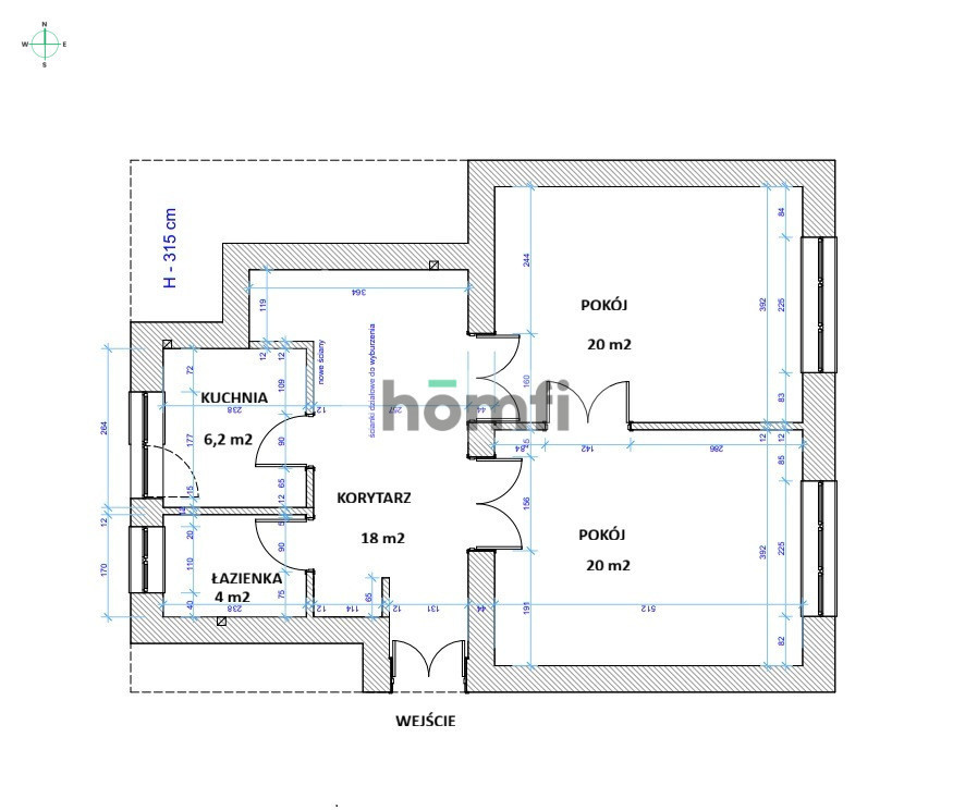 Mieszkanie 67,55 m², Rzeszów, Śródmieście, Fircowskiego - zdjęcie 13