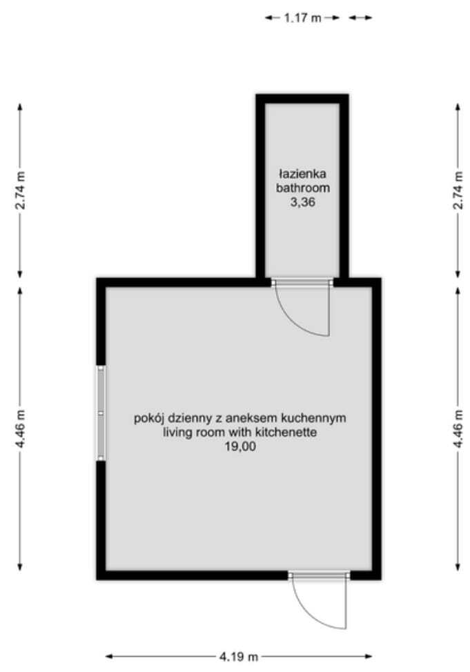 Mieszkanie 43,39 m², Kraków, Stare Miasto, Marii Skłodowskiej-Curie - zdjęcie 18