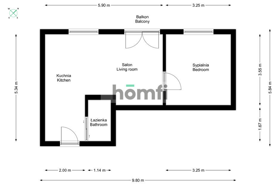 Mieszkanie 38,02 m², Radom, Śródmieście, Stefana Żeromskiego - zdjęcie 9