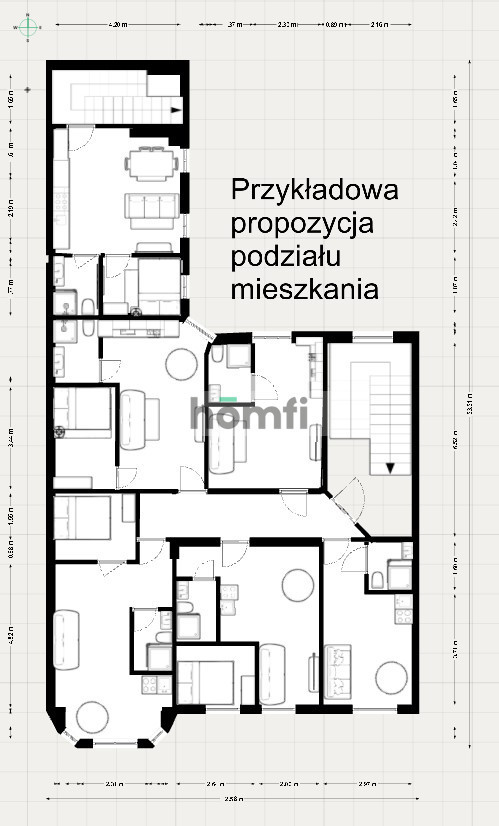 Mieszkanie 173,5&nbsp;m², Katowice, Centrum, Stanisława Moniuszki - zdjęcie 8