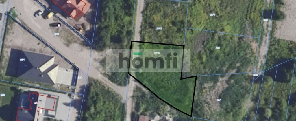 Działka budowlana 901&nbsp;m², Kraków, Dębniki, Spacerowa - zdjęcie 5