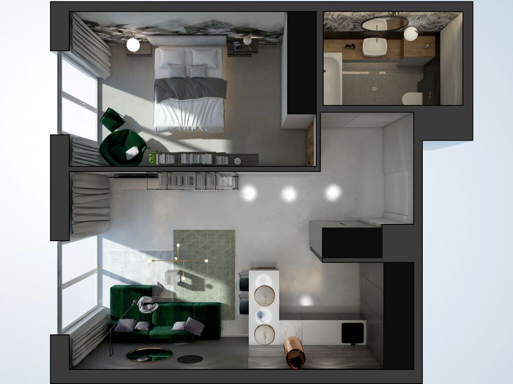 Mieszkanie 44,08&nbsp;m², Kraków, Bronowice, Samuela Bogumiła Lindego - zdjęcie 12