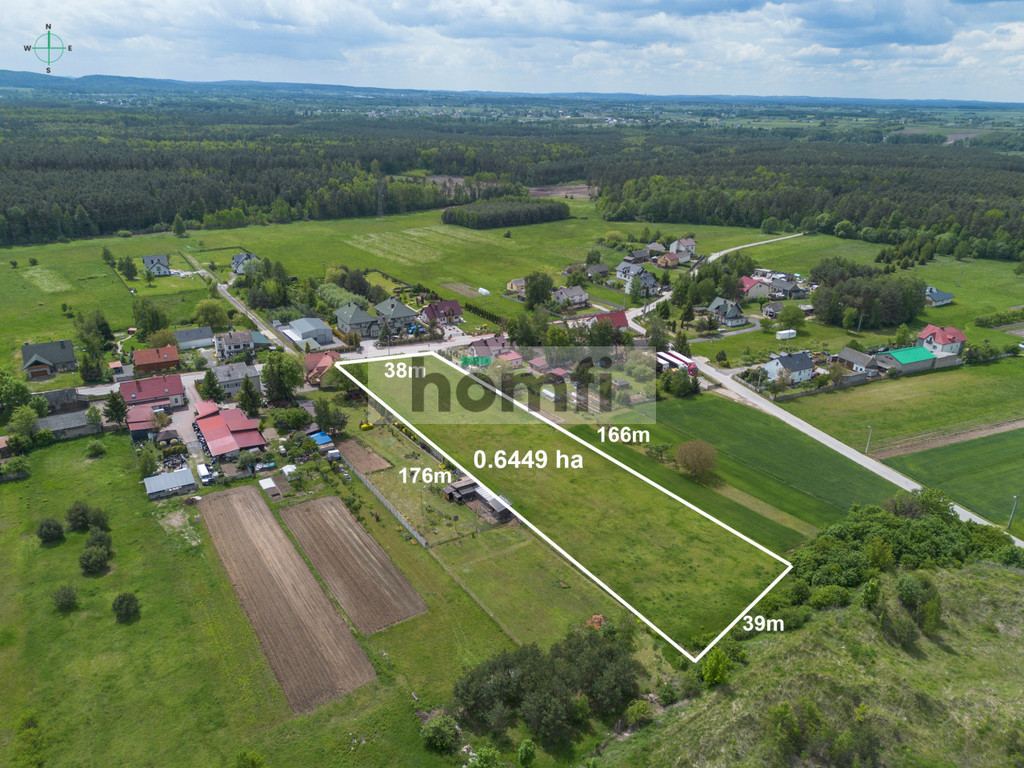 Działka rolna 6449&nbsp;m², Kostomłoty Drugie, Laskowa - zdjęcie 2