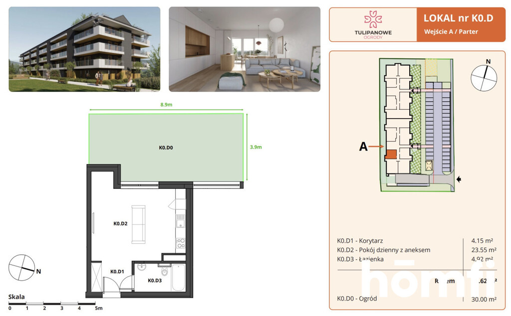 Mieszkanie 32,62 m², Bielawa - zdjęcie 3